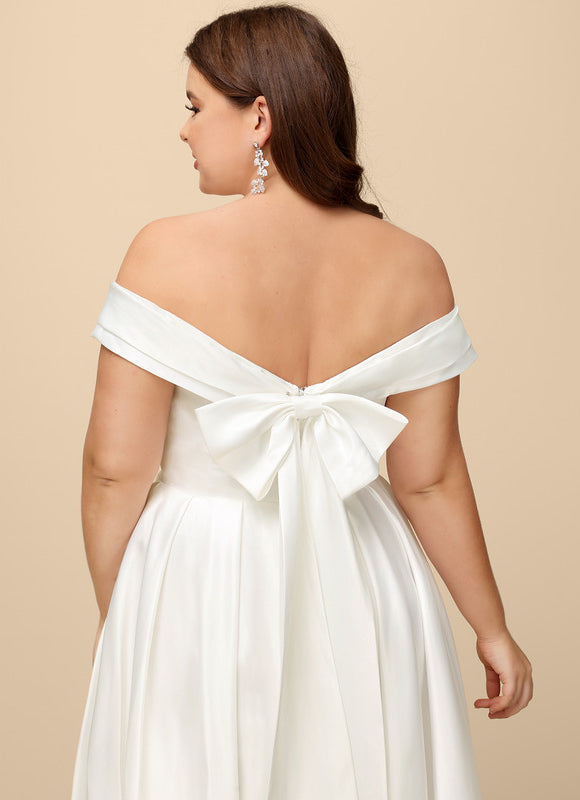 Robe Nuptiale Satinée Épurée Élégante - gallery 8