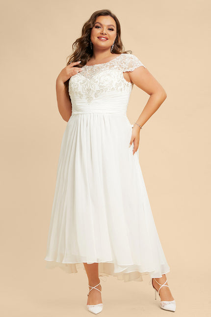 Robe Nuptiale Fluide À Dentelle. - gallery 6