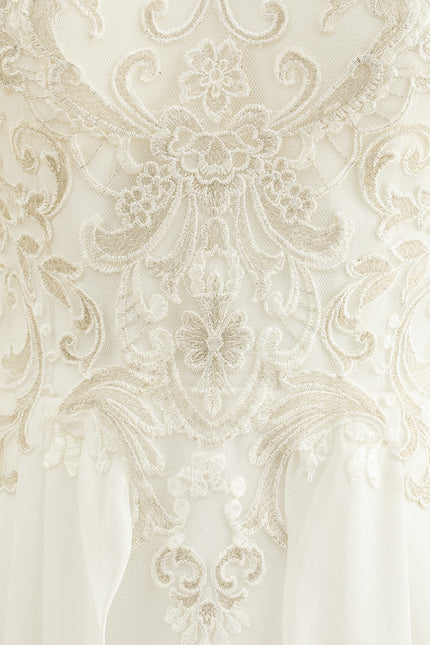 Robe Nuptiale Col V Romantique - gallery 1