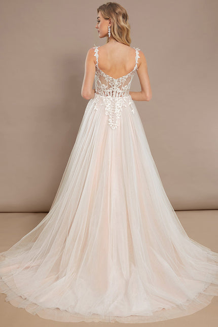 Robe Nuptiale Éthérée En Tulle - gallery 6