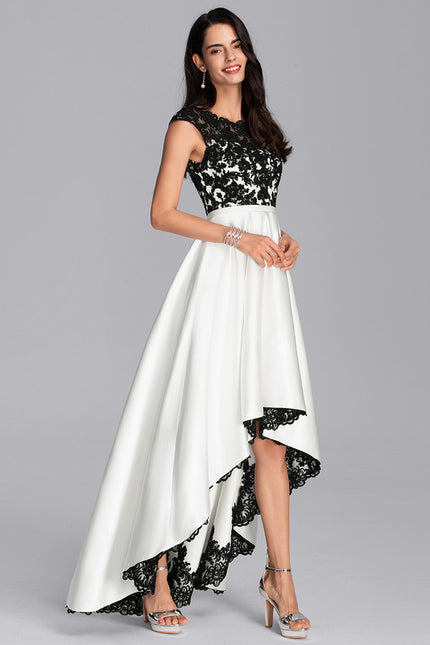 Robe De Bal Chic Bicolore Élégante - gallery 3