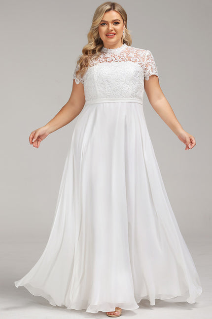 Robe Nuptiale Col Montant Romantique - gallery 7