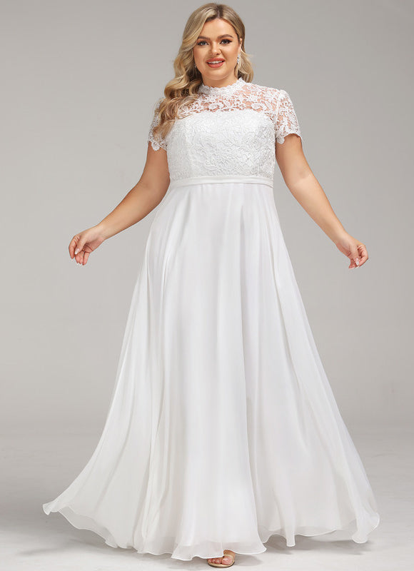 Robe Nuptiale Col Montant Romantique - gallery 7