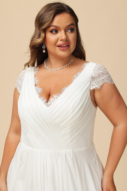 Robe Nuptiale Fluide À Dentelle Raffinée - gallery 8