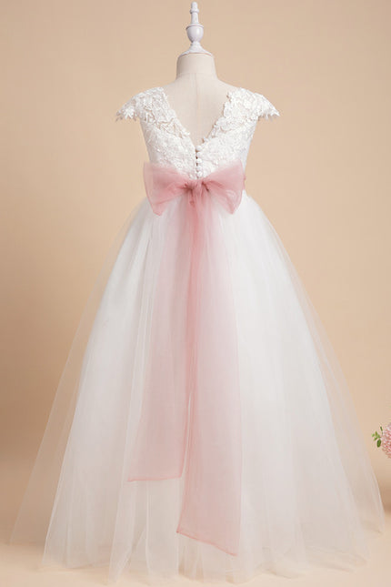 Robe Enfant Élégante À Dos Nu