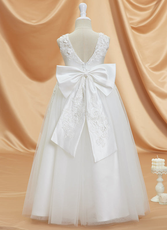 Robe Enfant Élégante Avec Nœud