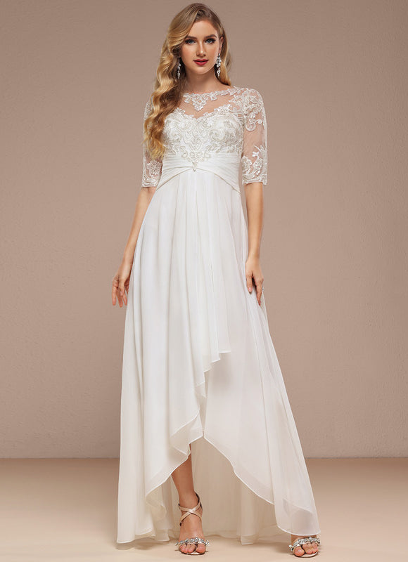 Robe Nuptiale Élégante À Volants. - gallery 6