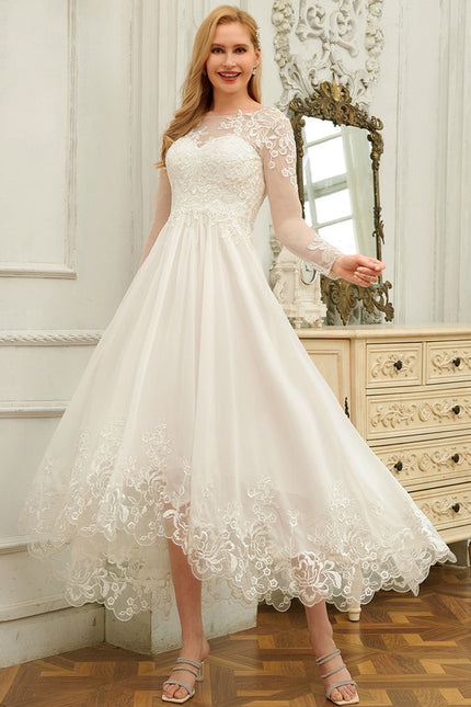 Robe Nuptiale Élégante À Broderies