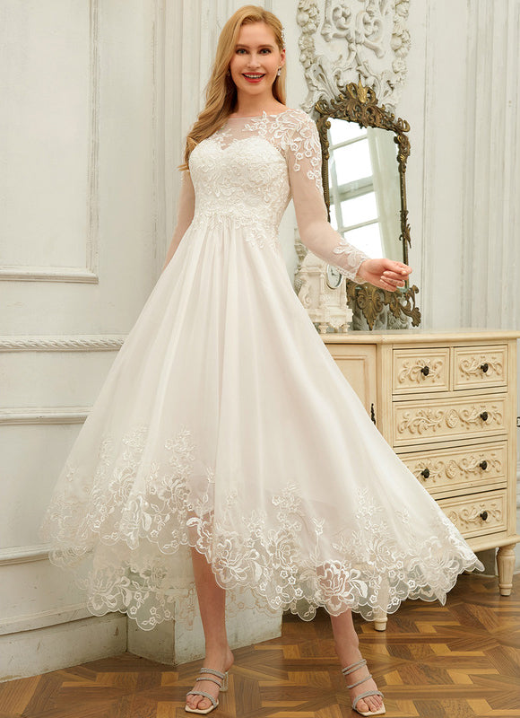 Robe Nuptiale Élégante À Broderies
