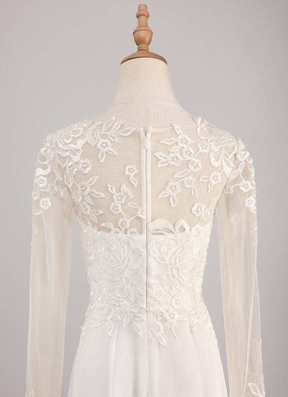 Robe Nuptiale Élégante À Broderies - gallery 6