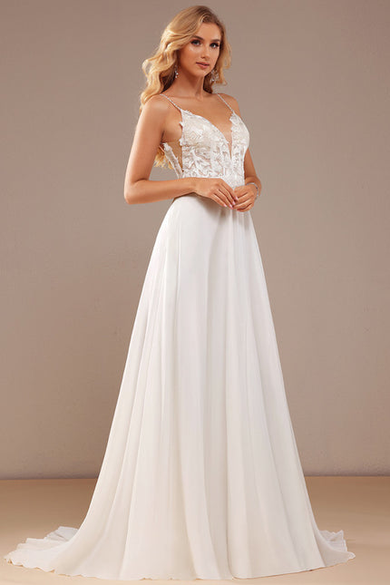 Robe De Mariée Avec Plumes. - gallery 5