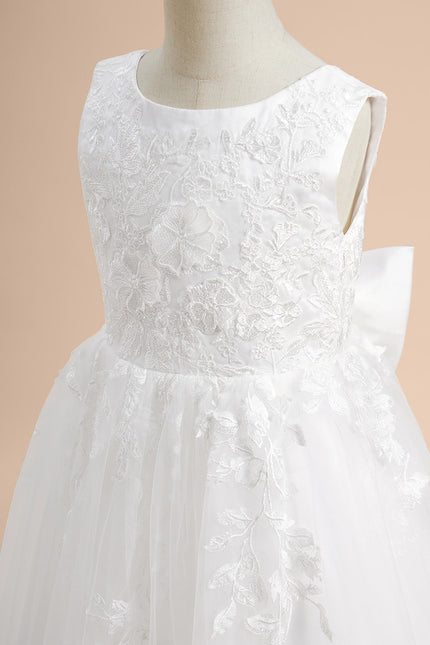 Robe Enfant Élégante À Dos Nu - gallery 2