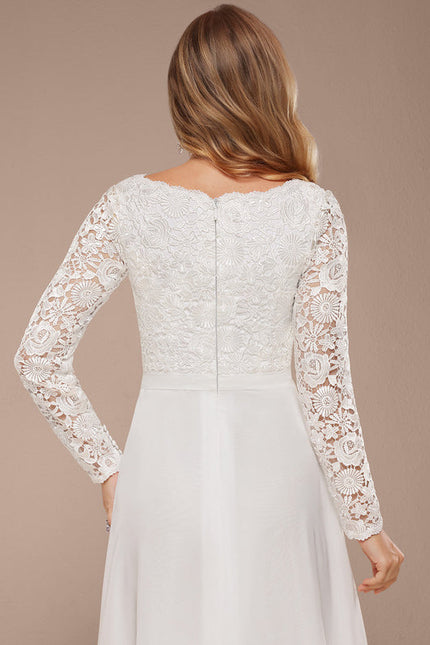 Robe Nuptiale Fluide À Volants Raffinés - gallery 4