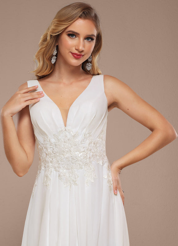 Robe Nuptiale Col V Scintillante - gallery 5
