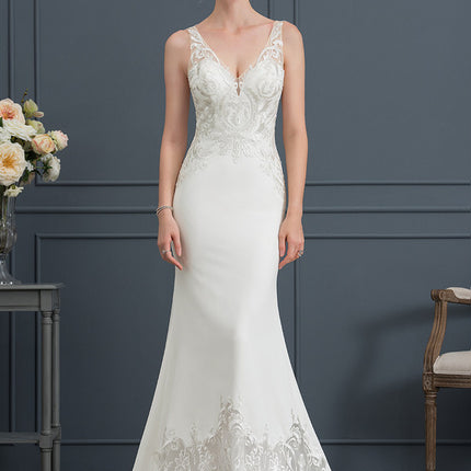 Robe Nuptiale Sirène Élégante Raffinée