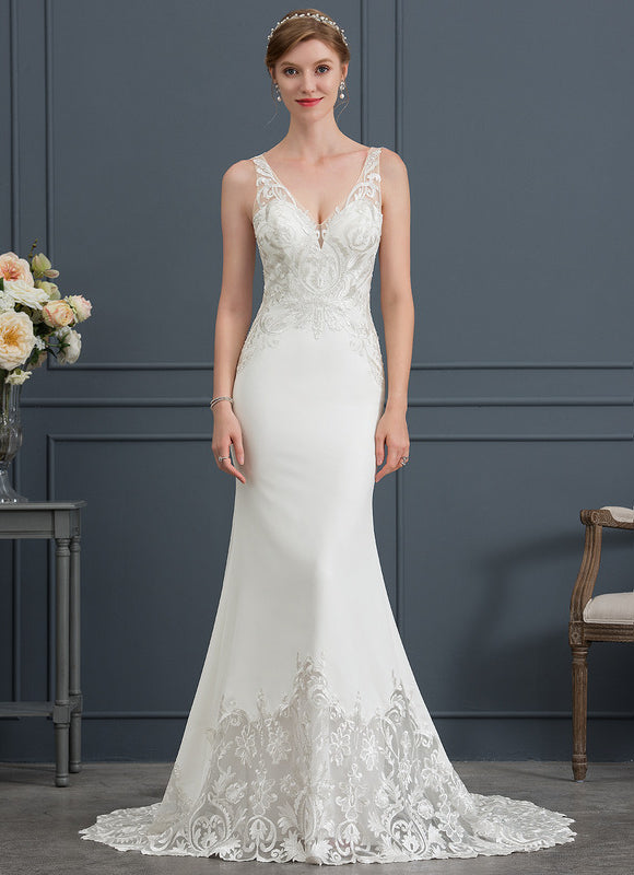 Robe Nuptiale Sirène Élégante Raffinée