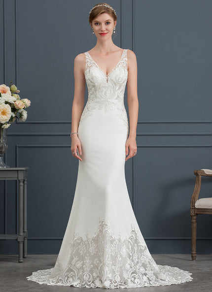 Robe Nuptiale Sirène Élégante Raffinée