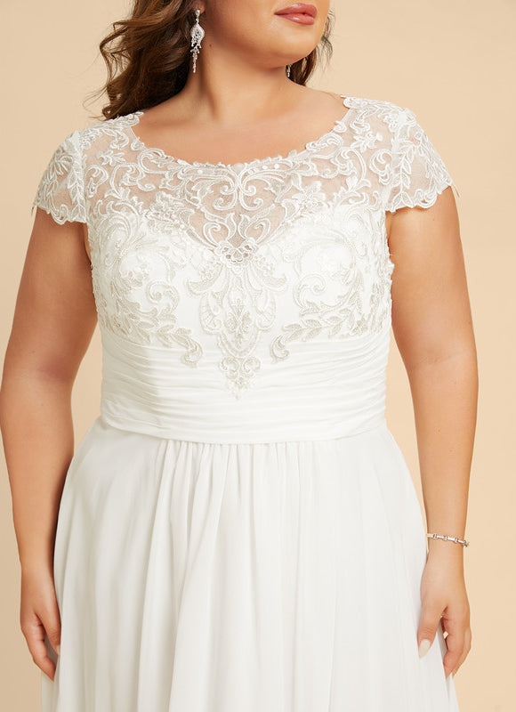 Robe Nuptiale Fluide À Dentelle. - gallery 9