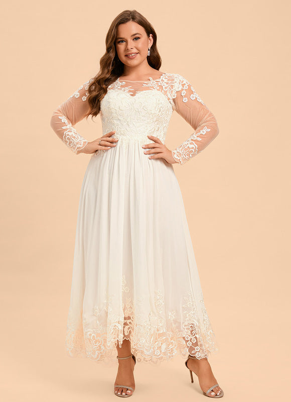 Robe Nuptiale Élégante À Broderies - gallery 7