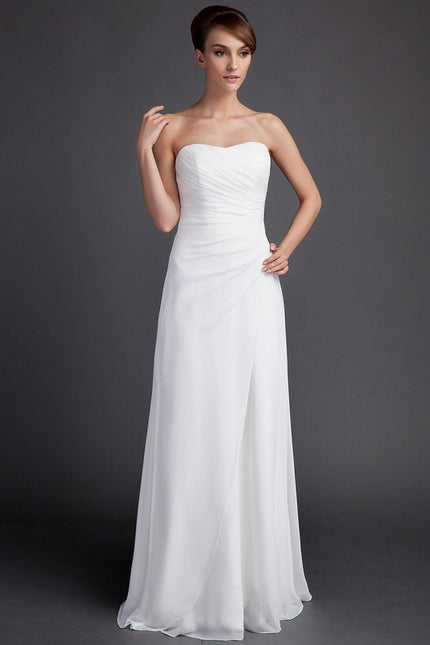 Robe Nuptiale Fluide Sans Bretelles