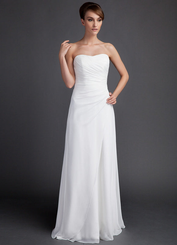 Robe Nuptiale Fluide Sans Bretelles