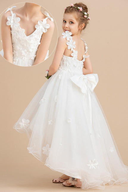 Robe Enfant Tulle Fleuri Élégante
