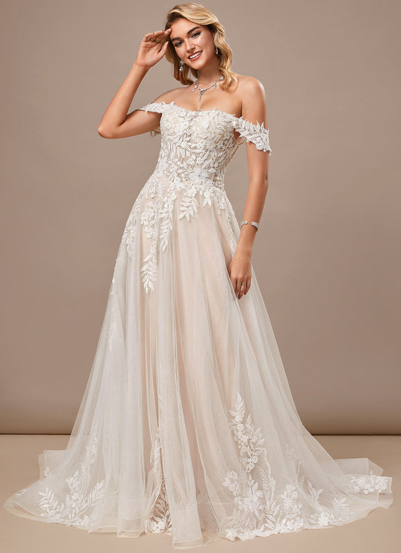 Robe De Mariee Epaule Denudee - gallery 2
