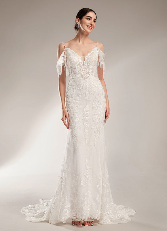 Robe De Mariée Dentelle Romantique Élégante - gallery 1