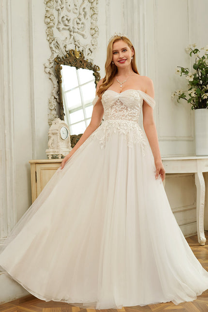 Robe Nuptiale Romantique À Traîne - gallery 1