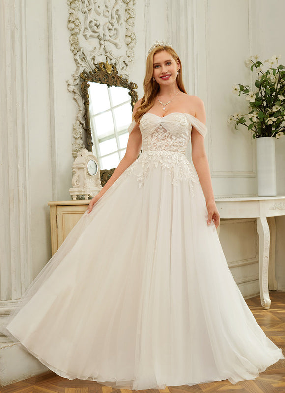 Robe Nuptiale Romantique À Traîne - gallery 1