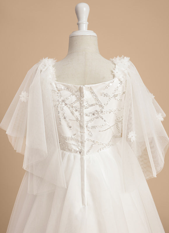 Robe Enfant Tulle Nuptiale Élégante - gallery 4