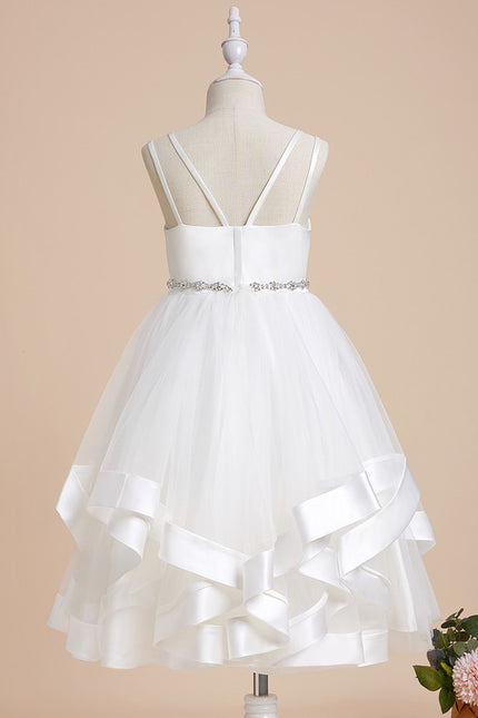 Robe Enfant Satinée Avec Tulle. - gallery 6