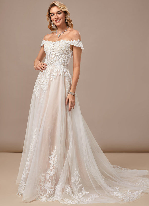 Robe De Mariee Epaule Denudee - gallery 1