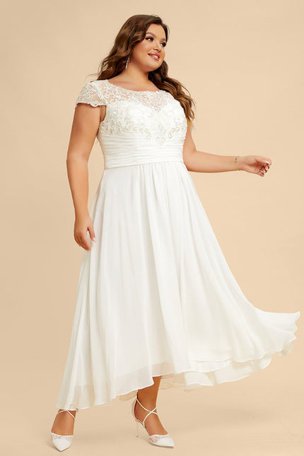 Robe Nuptiale Fluide À Dentelle. - gallery 8