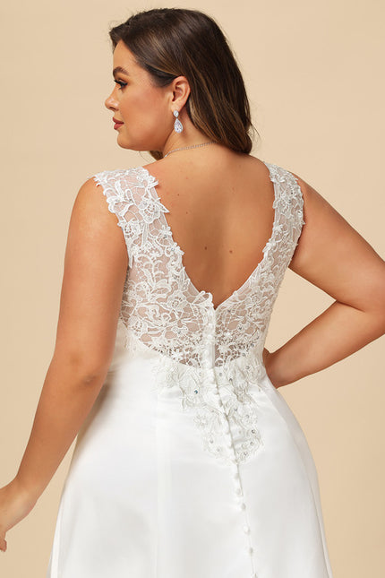 Robe Nuptiale Satinée Élégante Unique - gallery 8