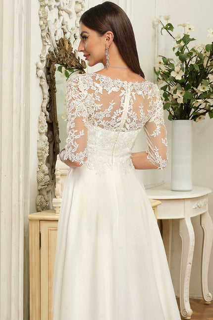 Robe Nuptiale Élégante À Volants - gallery 5