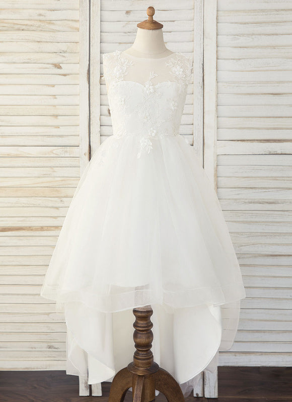 Robe Enfant Élégante À Traîne.