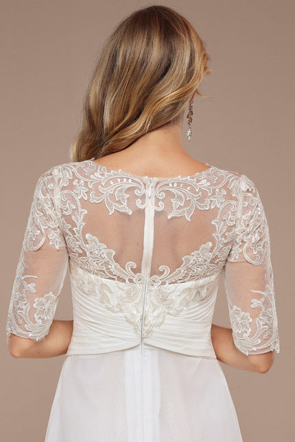 Robe Nuptiale Élégante À Volants. - gallery 2