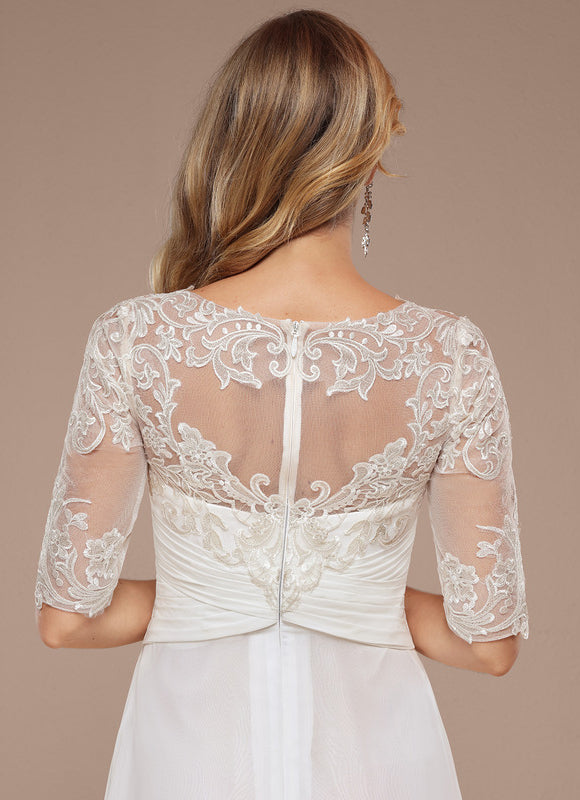 Robe Nuptiale Élégante À Volants. - gallery 2