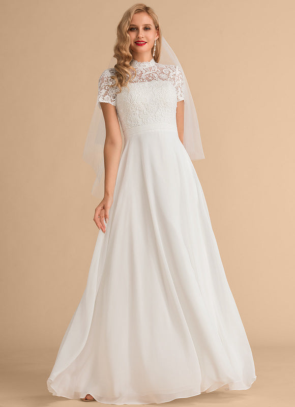 Robe Nuptiale Col Montant Romantique - gallery 6