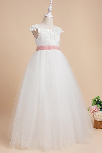 Robe Enfant Élégante À Dos Nu - gallery 8