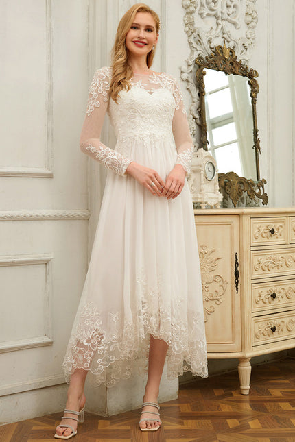 Robe Nuptiale Élégante À Broderies - gallery 2