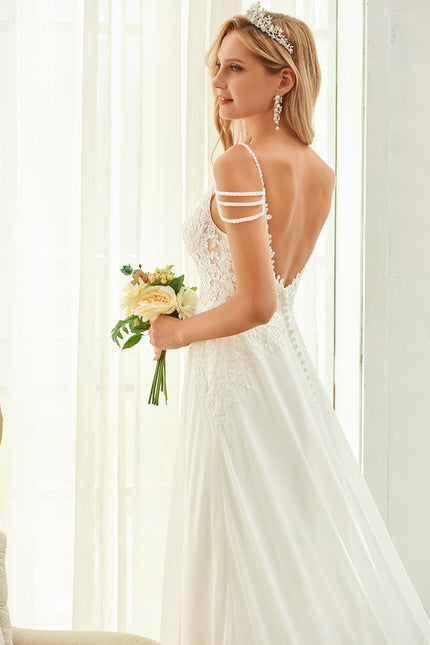 Robe De Mariée Fluide En Tulle - gallery 5