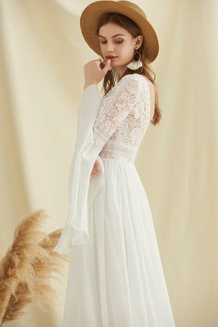 Robes De Mariee Boheme Dentelle - gallery 2