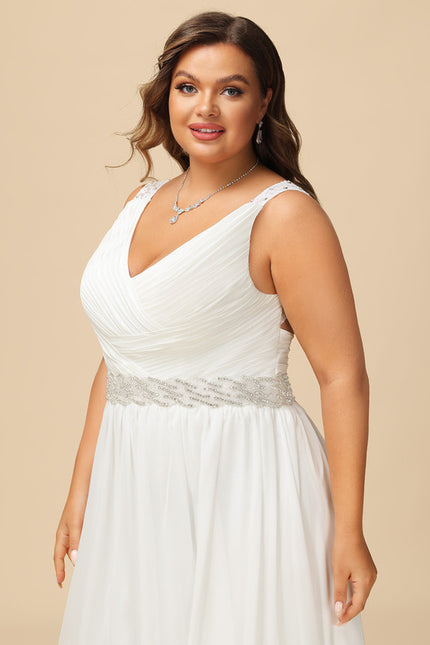 Robe Nuptiale Col V Élégante - gallery 8