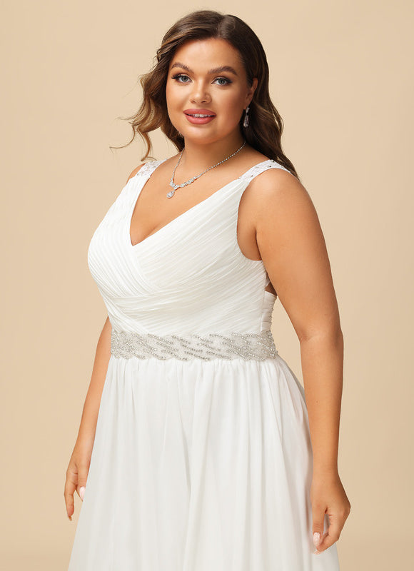 Robe Nuptiale Col V Élégante - gallery 8