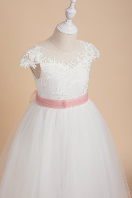 Robe Enfant Élégante À Dos Nu - gallery 5