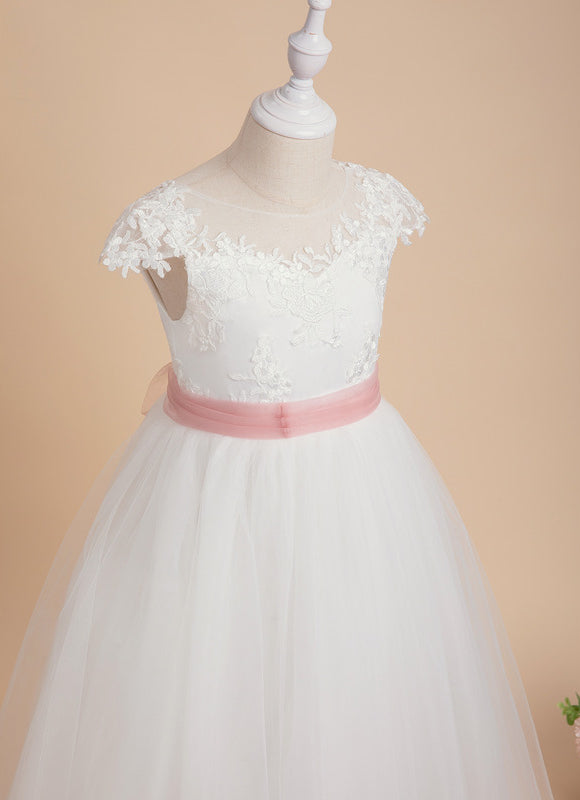 Robe Enfant Élégante À Dos Nu - gallery 5