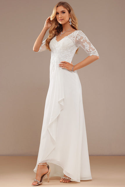 Robe Nuptiale Fluide À Dentelle Raffinée - gallery 6