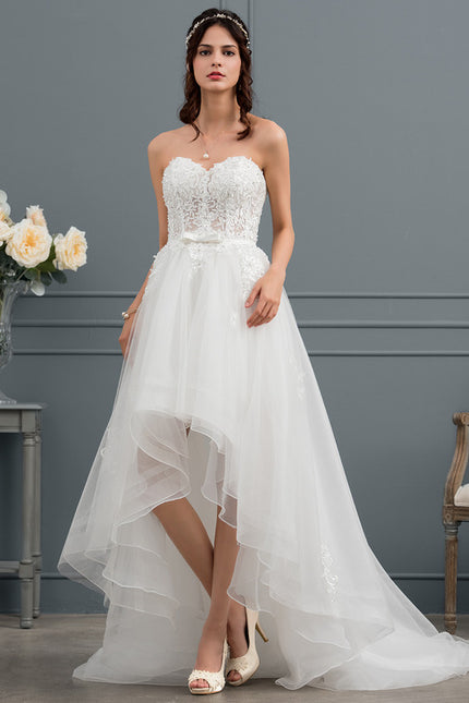 Robe Nuptiale Chic À Traîne - gallery 3